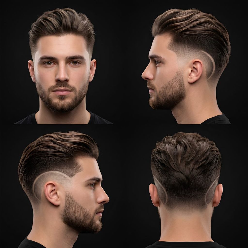 Flow Hairstyle Burst Fade
