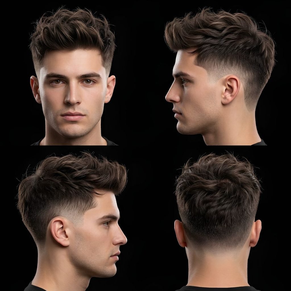 Messy Burst Fade Taper