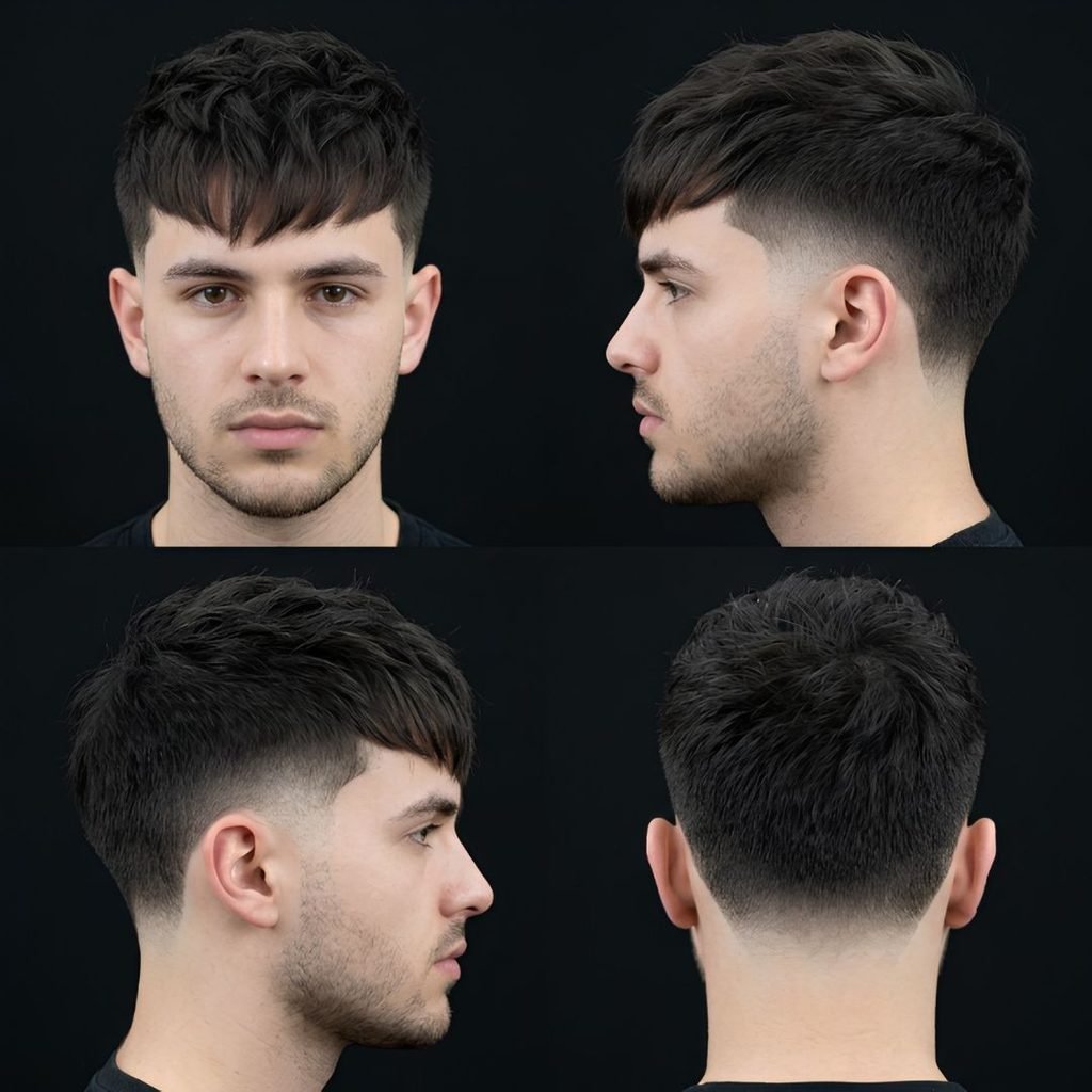 Mid Burst Fade With Fringe