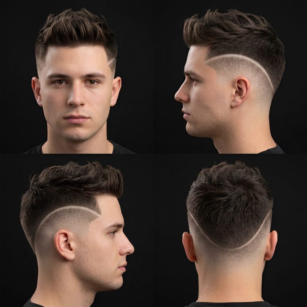 Modern Mid Burst Fade