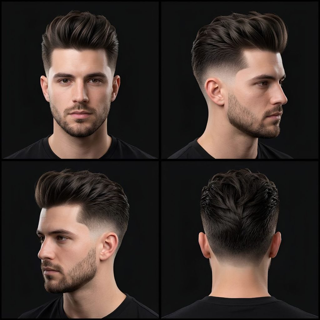 Quiff Burst Fade Taper