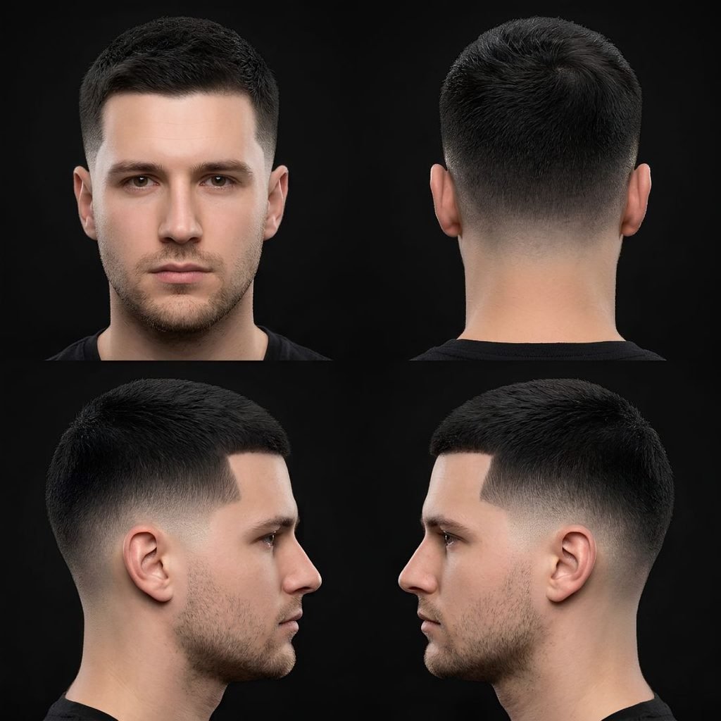Slick Back Burst Fade Taper