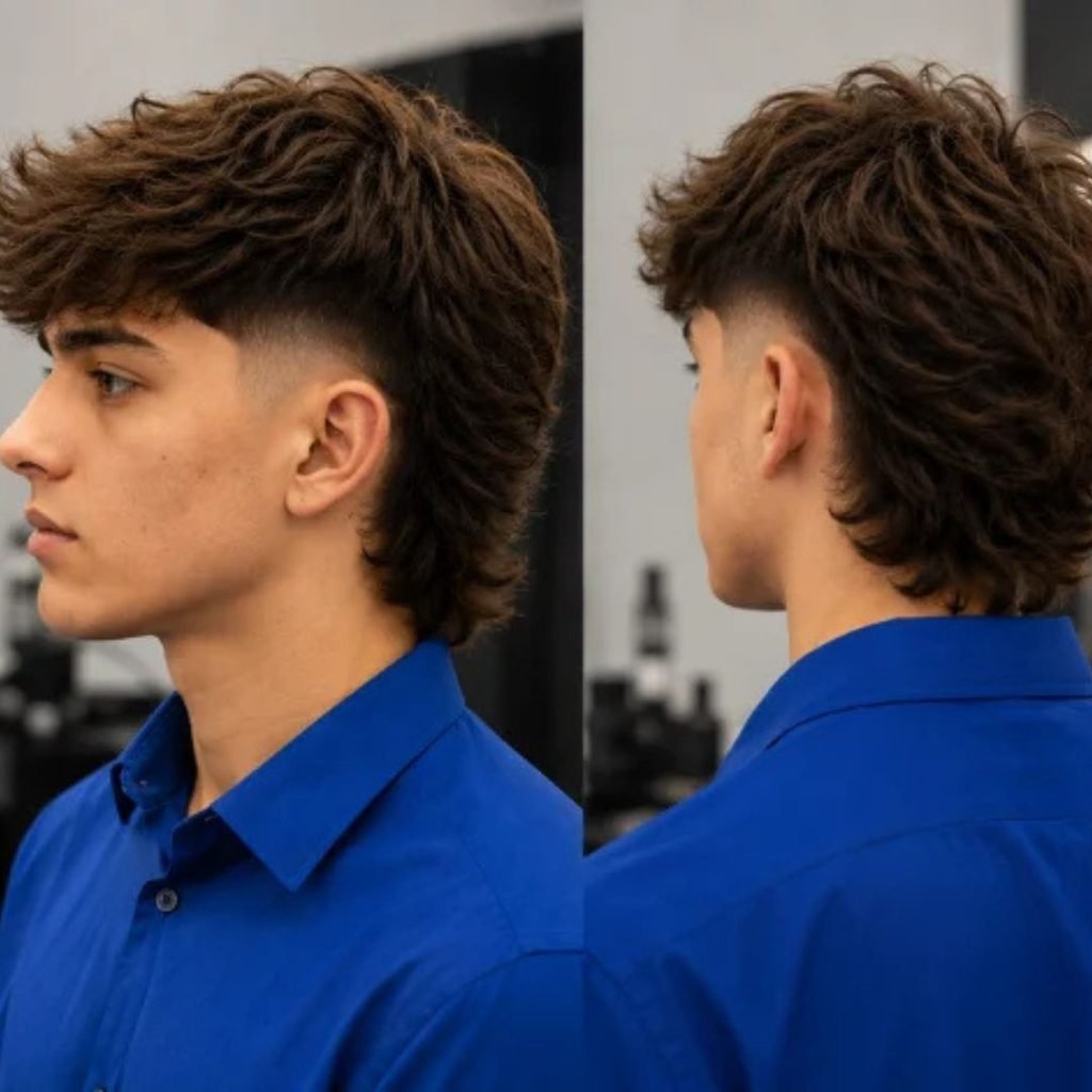 12. Undercut Burst Fade Mullet