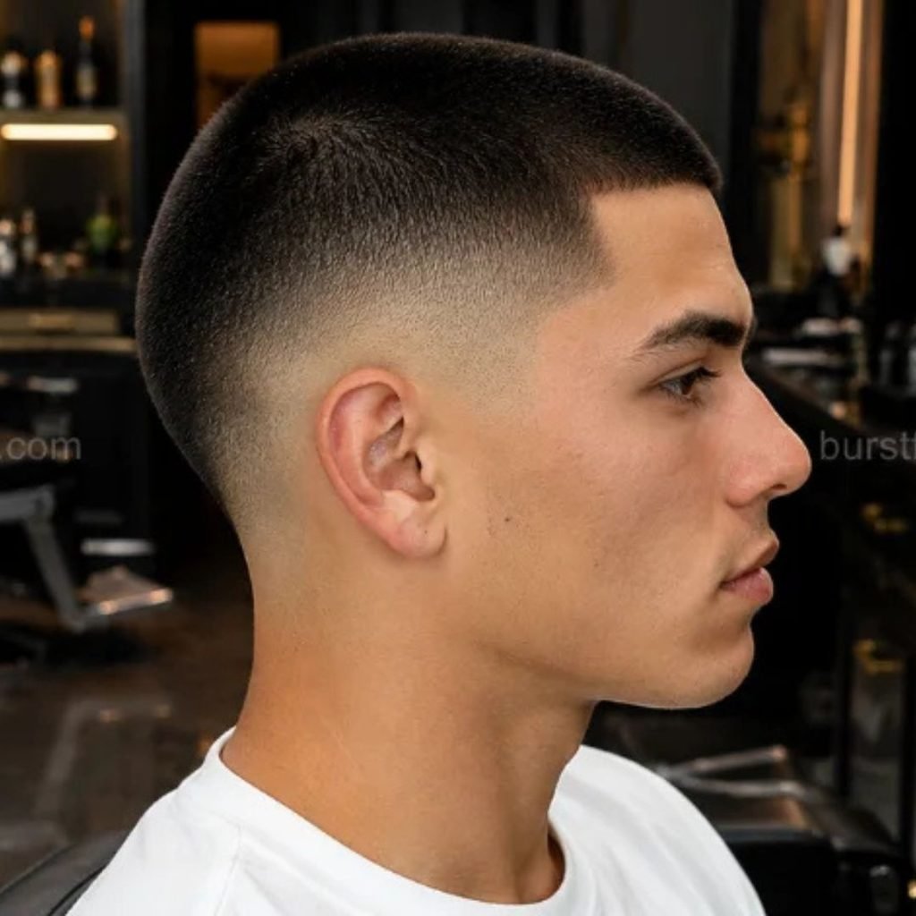 4. High Burst Fade Buzz Cut