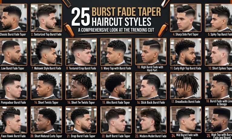 Burst Fade Taper Haircut