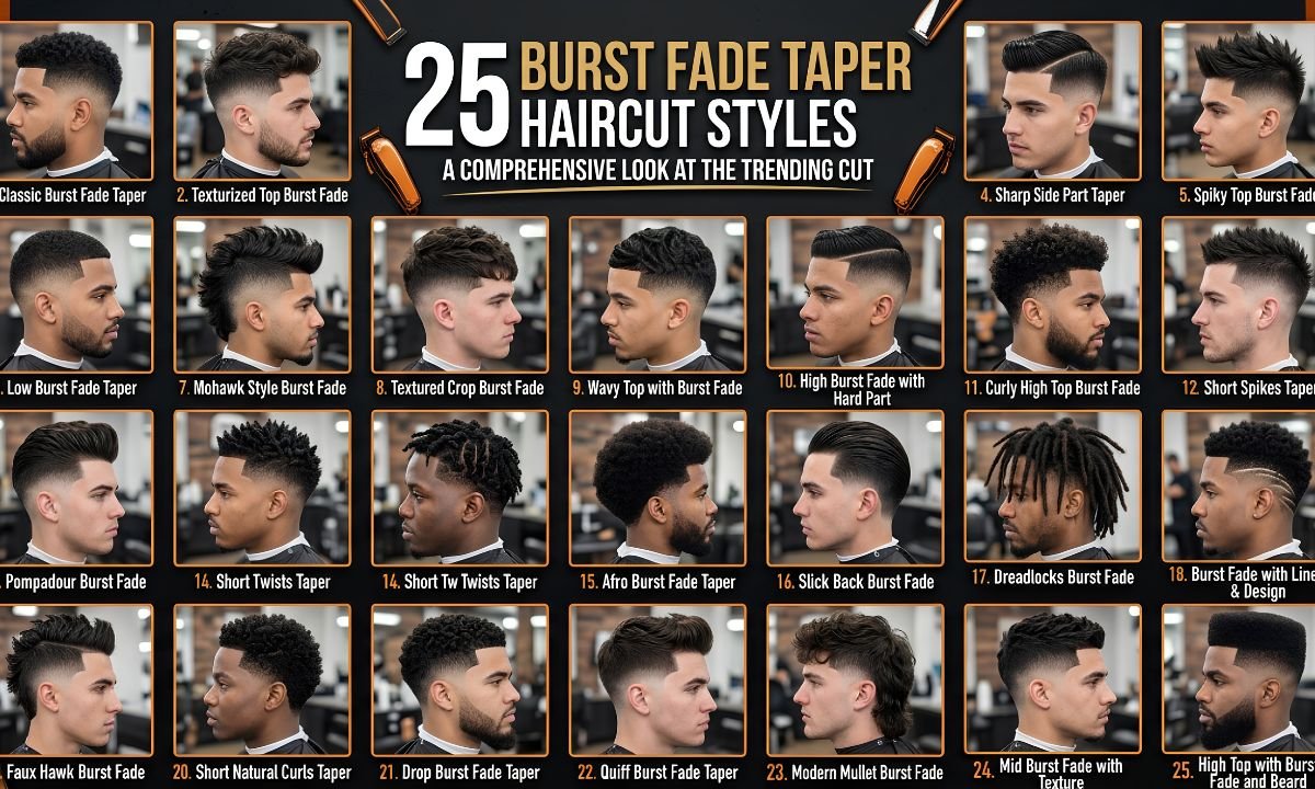 Burst Fade Taper Haircut