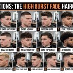 High Burst Fade Haircut