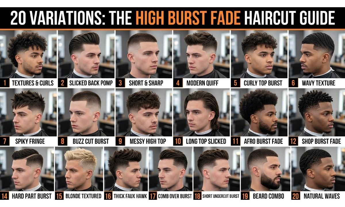 High Burst Fade Haircut
