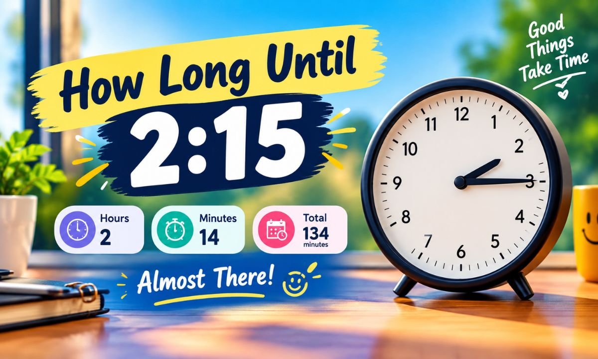 How Long Until 2:15? Exact Countdown, Time Calculator & Easy Guide