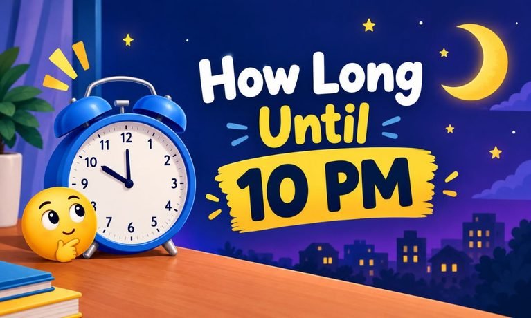 How Long Until 10 PM? Exact Countdown Timer and Time Remaining