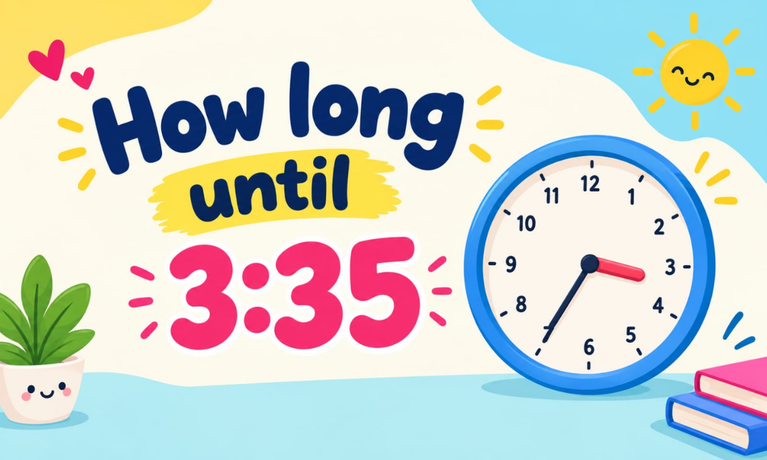 How Long Until 3:35? Countdown to 3:35 PM & AM