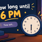 How Long Until 6 PM Today? Exact Time Countdown